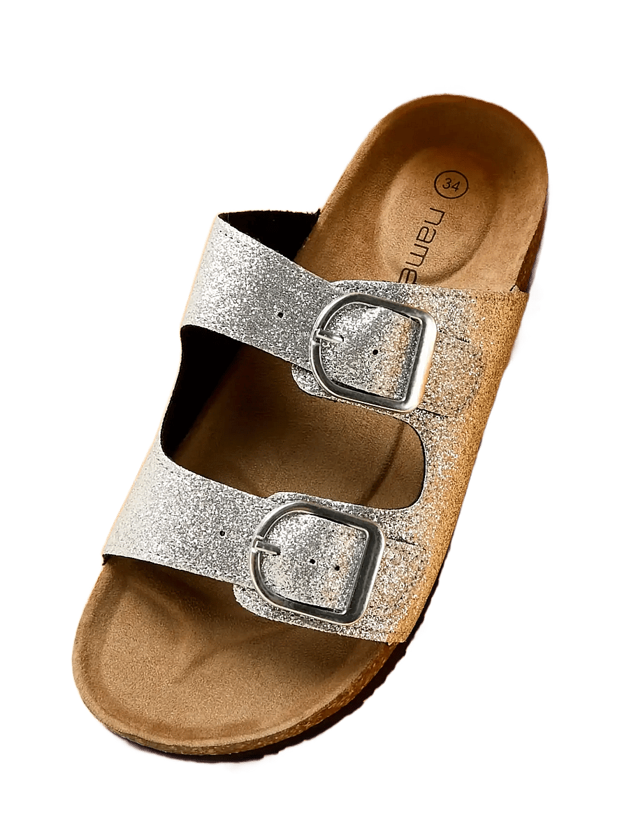 name it - NKFFLORA SANDAL - sandalen - silver - 3