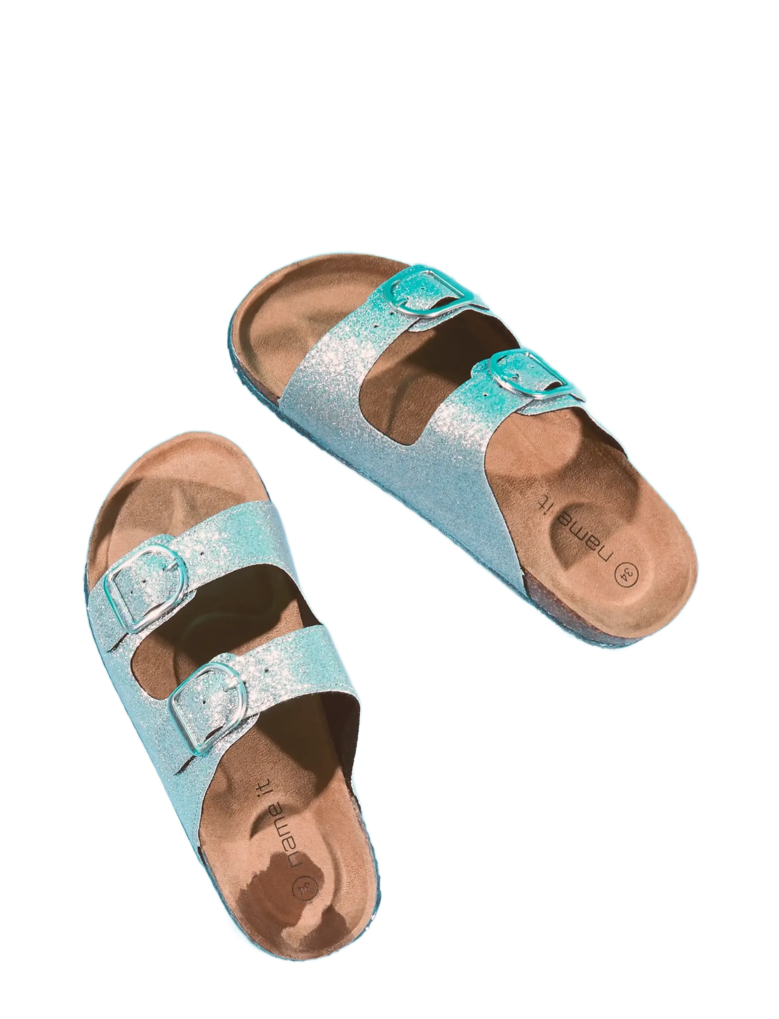 name it - NKFFLORA SANDAL - sandalen - silver - 4