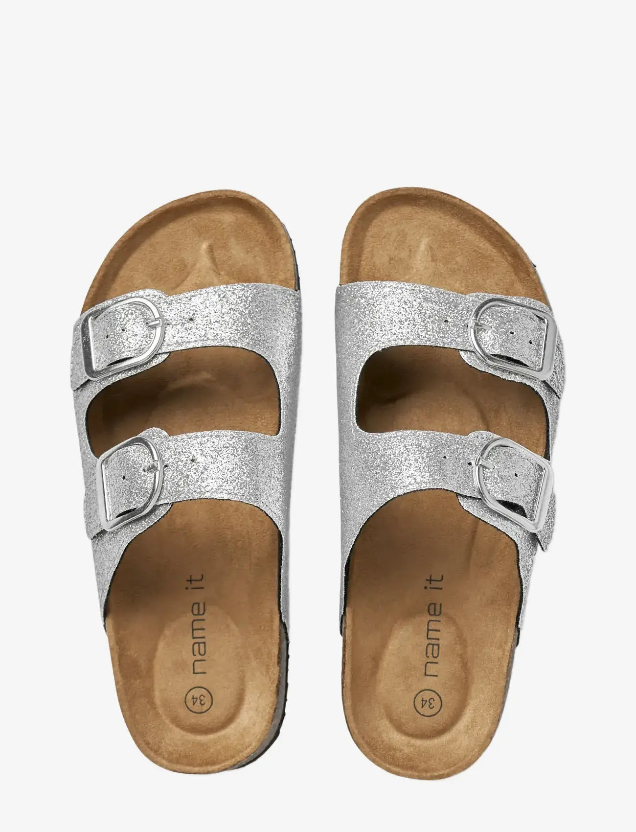 name it - NKFFLORA SANDAL NOOS - sandaler - silver - 5