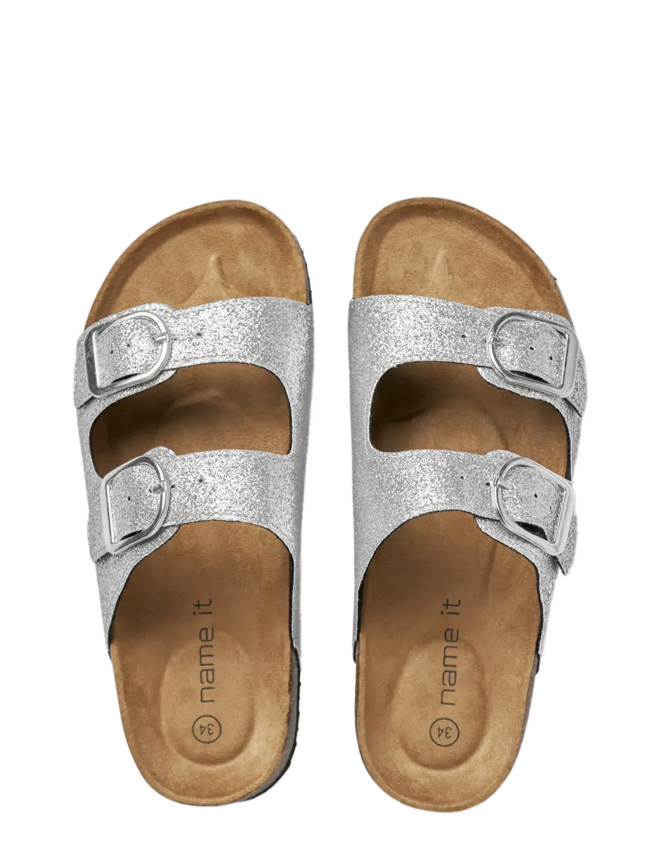 name it - NKFFLORA SANDAL NOOS - gode sommertilbud - silver - 5