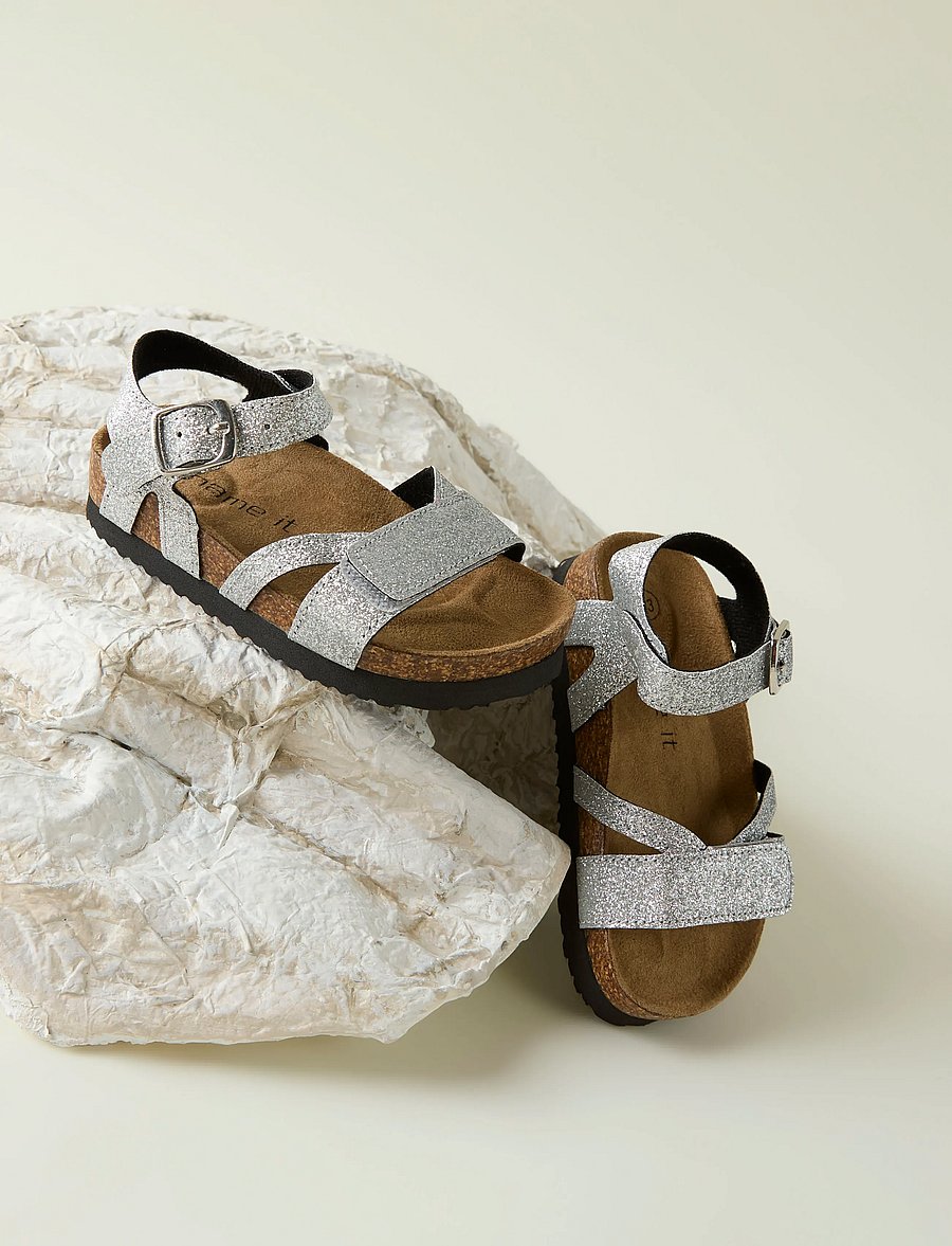 name it - NMFFIONA SANDAL - sandaalid - silver - 2