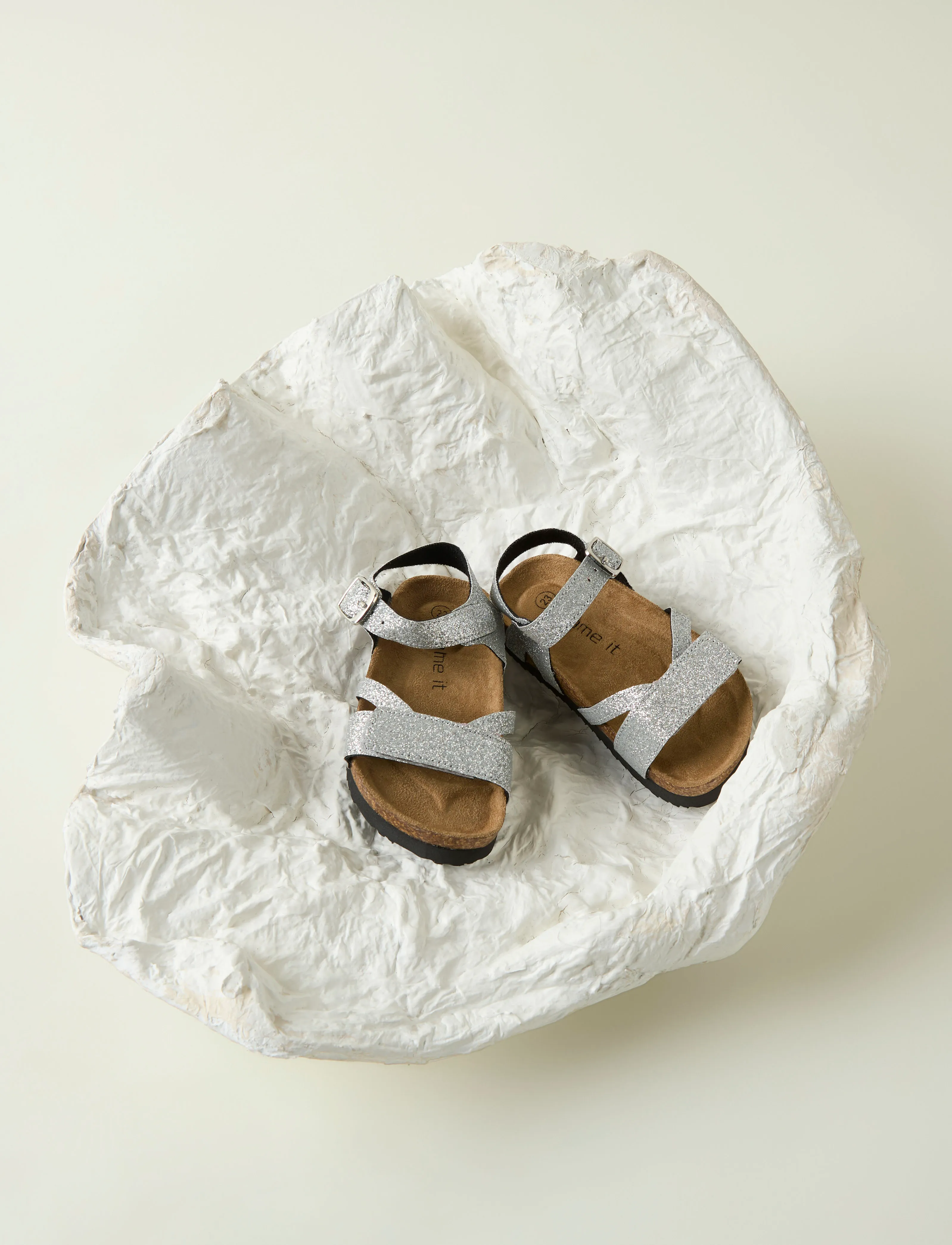 name it - NMFFIONA SANDAL - sandals - silver - 3
