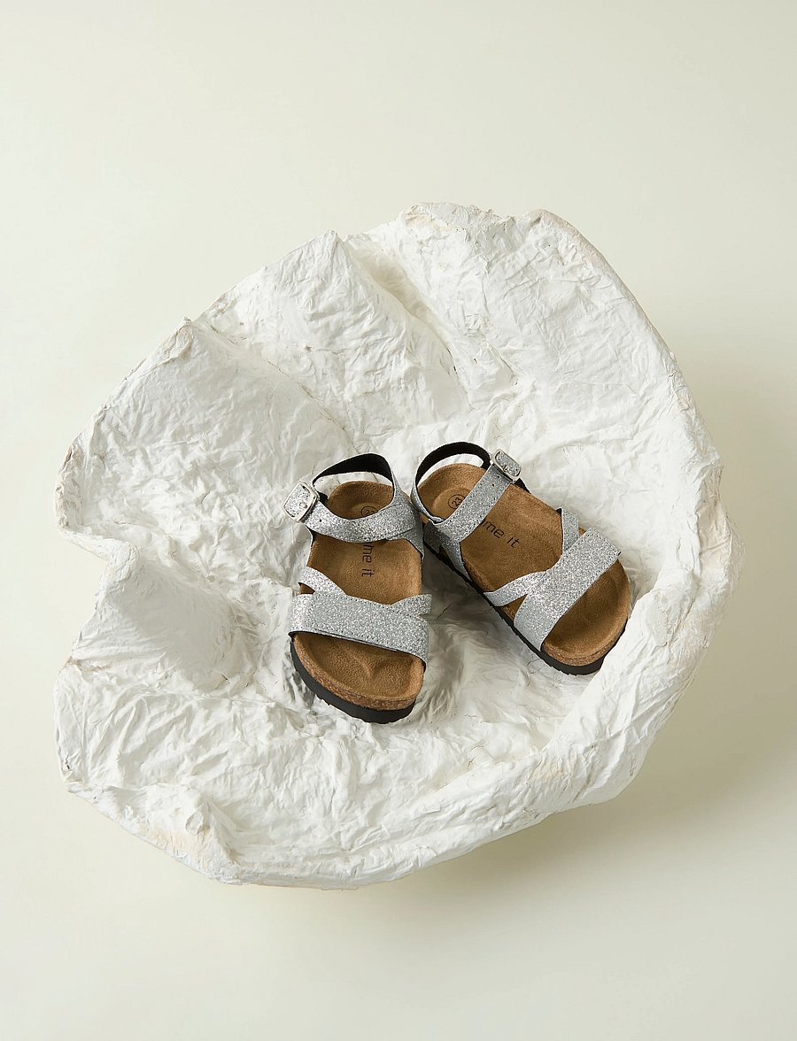name it - NMFFIONA SANDAL - sandaalid - silver - 3