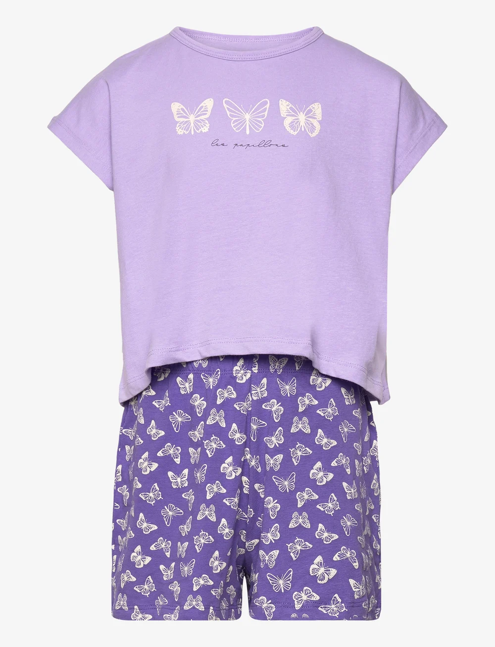 name it - NKFNIGHTSET CAP BUTTERFLY - pyjama-sets - sand verbena - 0