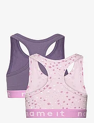 name it - NKFSHORT TOP 2P WINSOME FLOWER - laveste priser - winsome orchid - 1