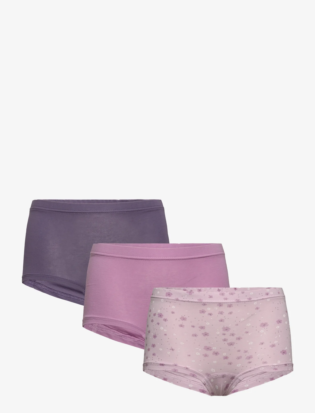 name it - NMFTIGHTS 3P WINSOME FLOWER - panties - winsome orchid - 0