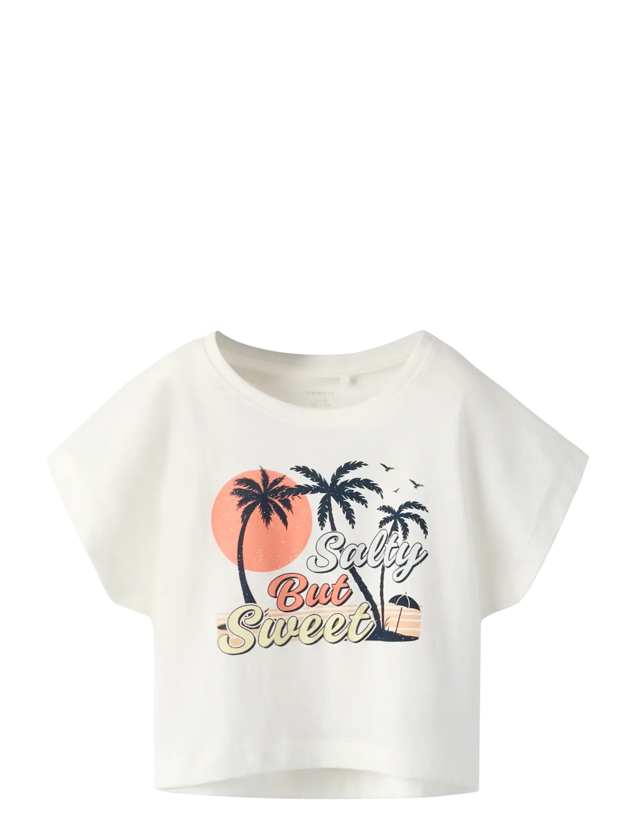 name it NKFVILMA CAPSL CROP TOP F1 NOOS - Kläder - CLOUD DANCER / cream