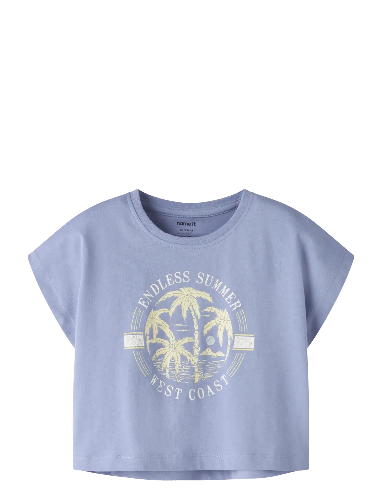 name it NKFVILMA CAPSL CROP TOP F1 NOOS - Nach Größe einkaufen - PURPLE IMPRESSION / blue