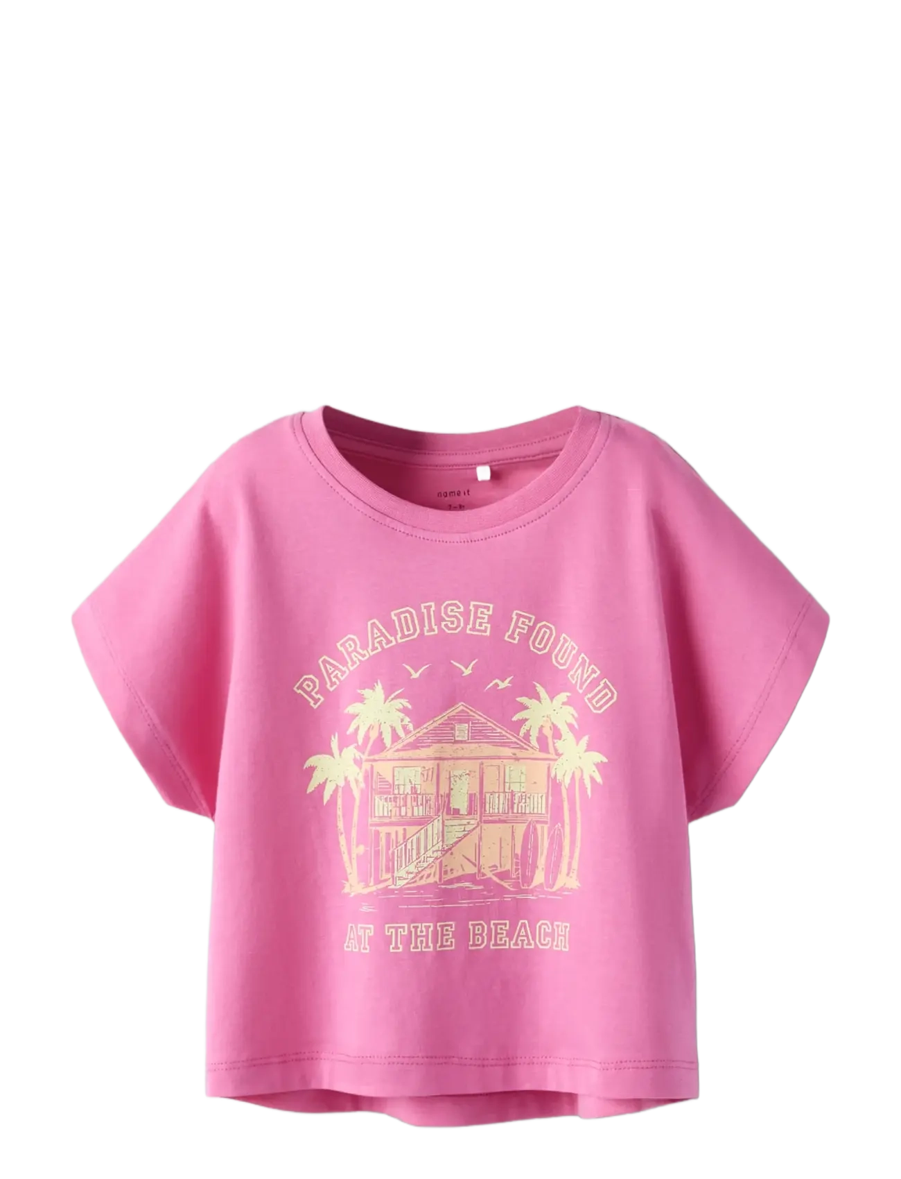 name it - NKFVILMA CAPSL CROP TOP F1 NOOS - kortærmede t-shirts - strawberry moon - 2