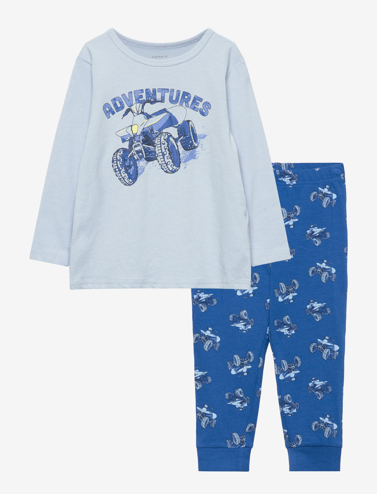 name it - NKMNIGHTSET NAUTICAL BLUE ATV NOOS - pyjamassæt - nautical blue - 0