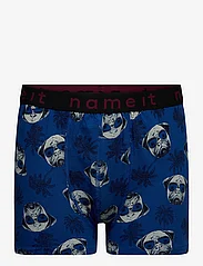 name it - NKMBOXER 3P AOP - kalsonger - tawny port - 4