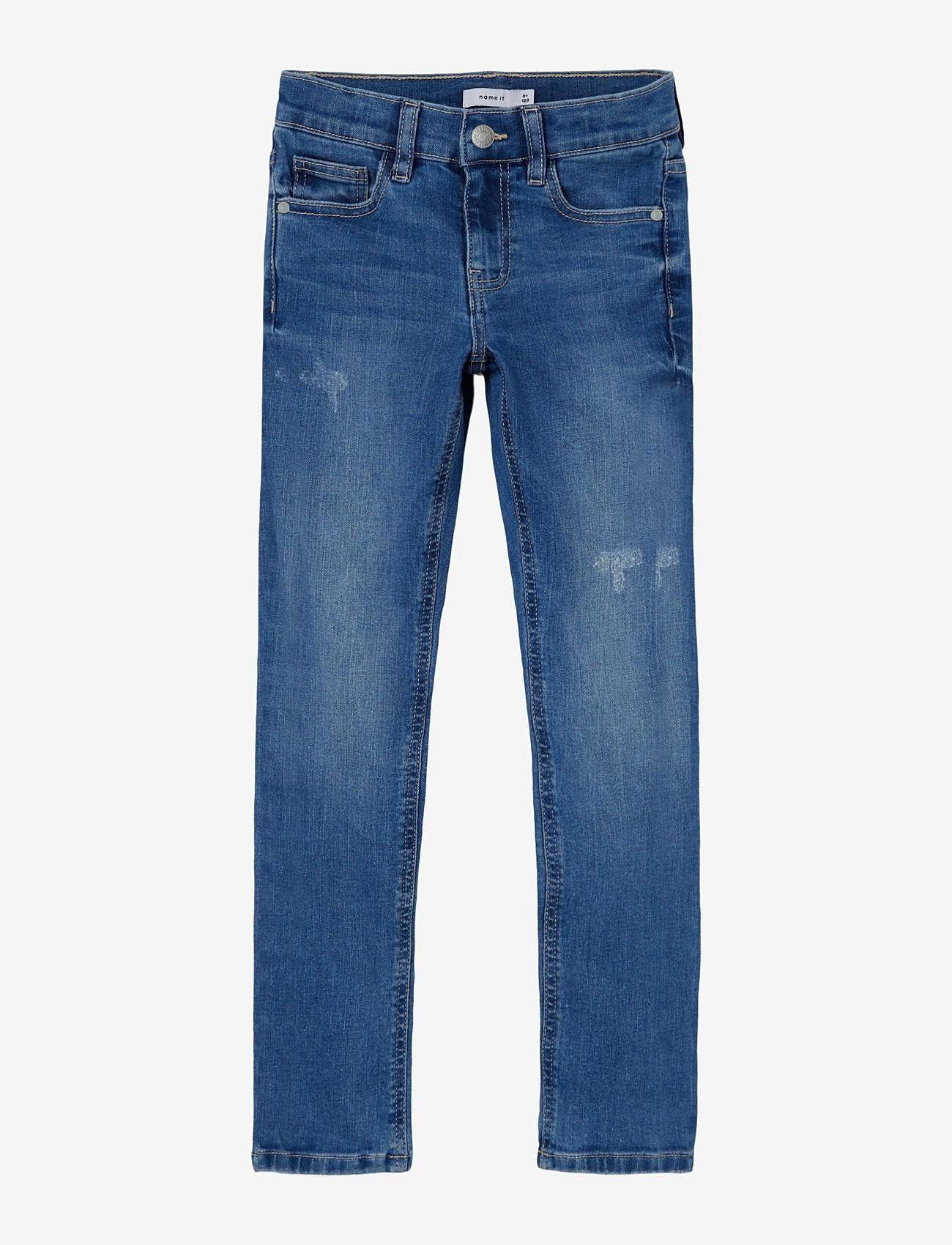 name it - NKFSALLI SLIM JEANS 1114-MT NOOS - liibuvad teksad - medium blue denim - 1