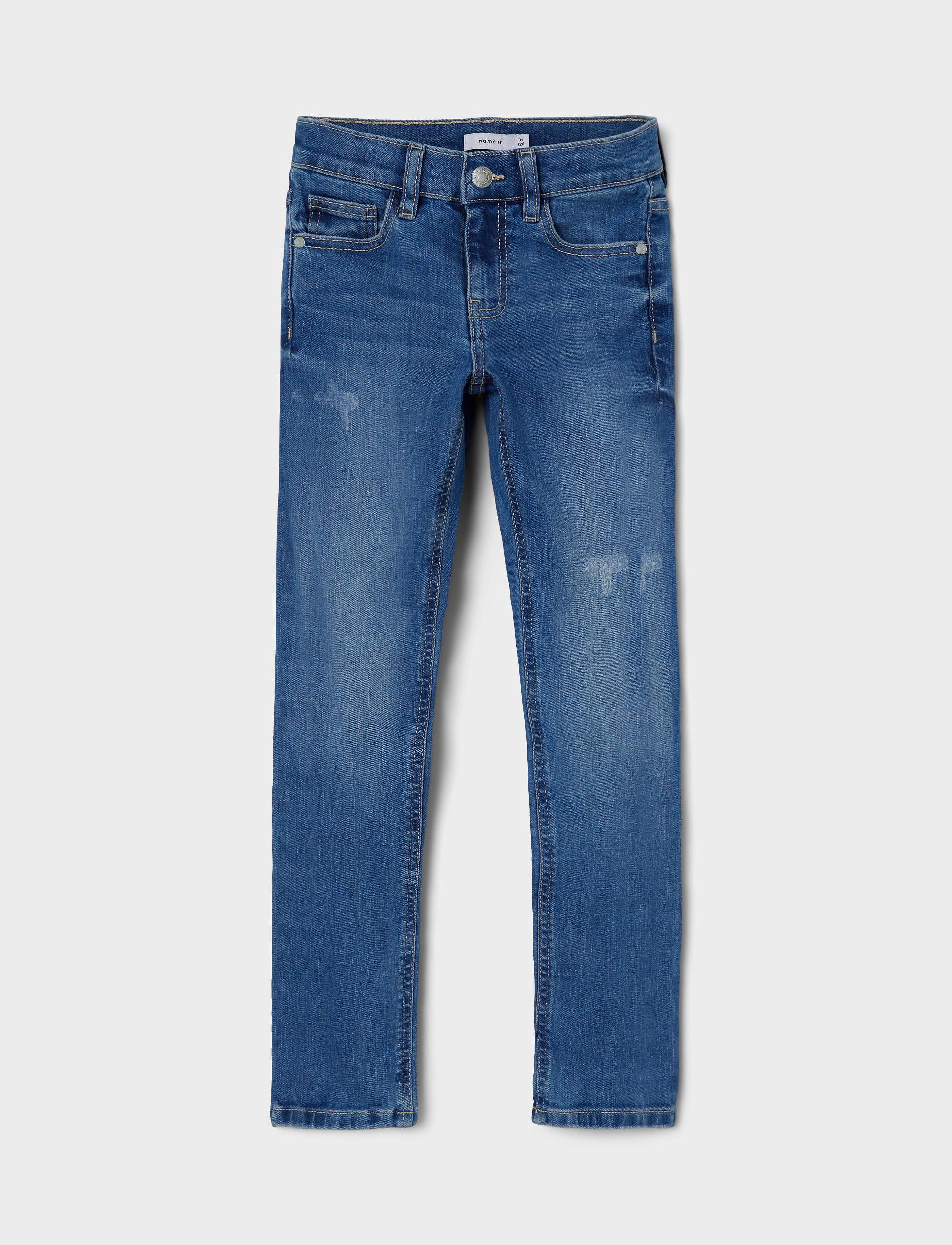 name it Nkfsalli Slim Jeans 1114-Mt Noos, 164, Jeans, Blau - Skinny Kinder