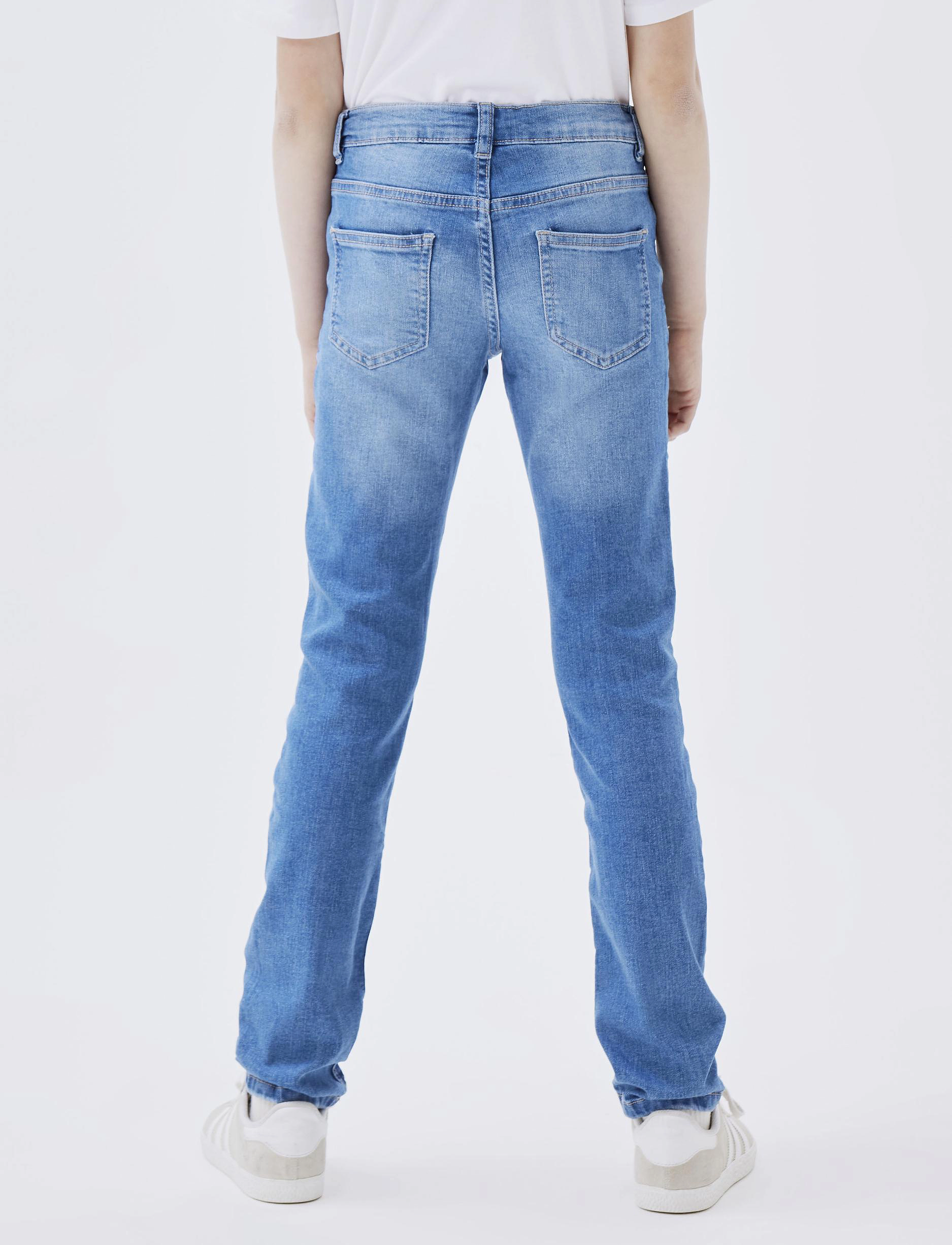 name it - NKFSALLI SLIM JEANS 1114-MT NOOS - pillifarkut - medium blue denim - 3