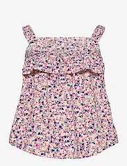 name it - NKFVINAYA FLOUNCE STRAP TOP FFF - Ärmlösa - white alyssum - 1