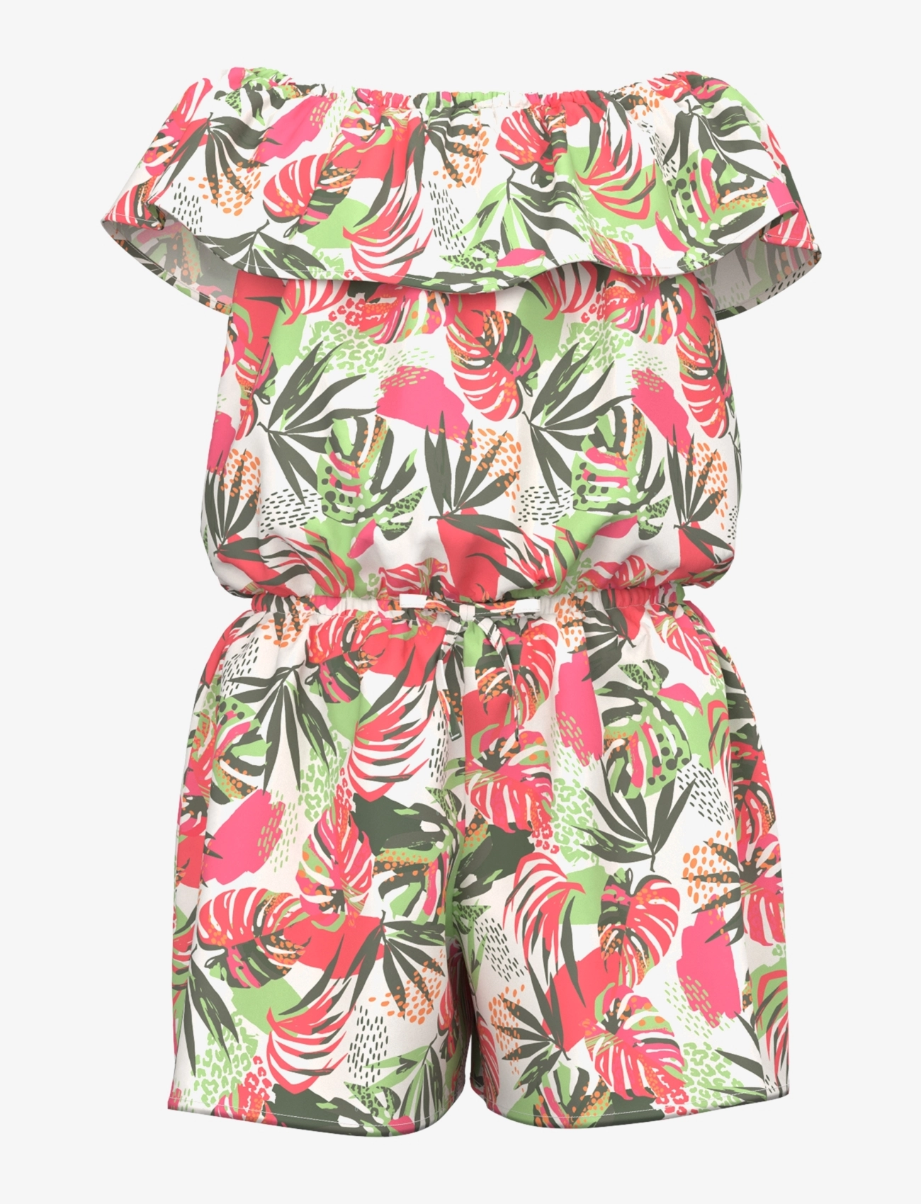 NMFVINAYA SS PLAYSUIT F - BRIGHT WHITE