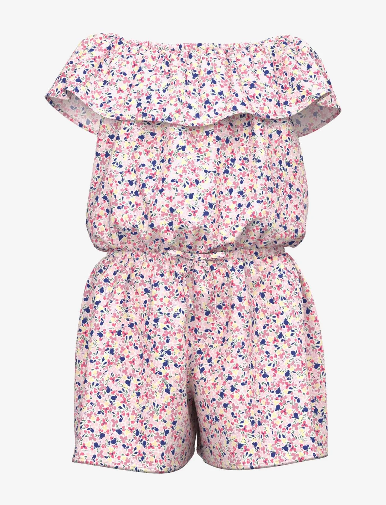 name it - NMFVINAYA SS PLAYSUIT F - feestjurken - white alyssum - 0