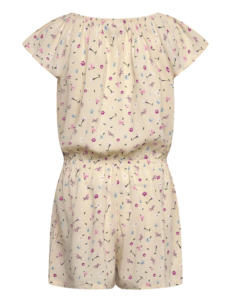 name it - NKFVINAYA SS PLAYSUIT FFFFF NOOS - buksedragter - almond milk - 1