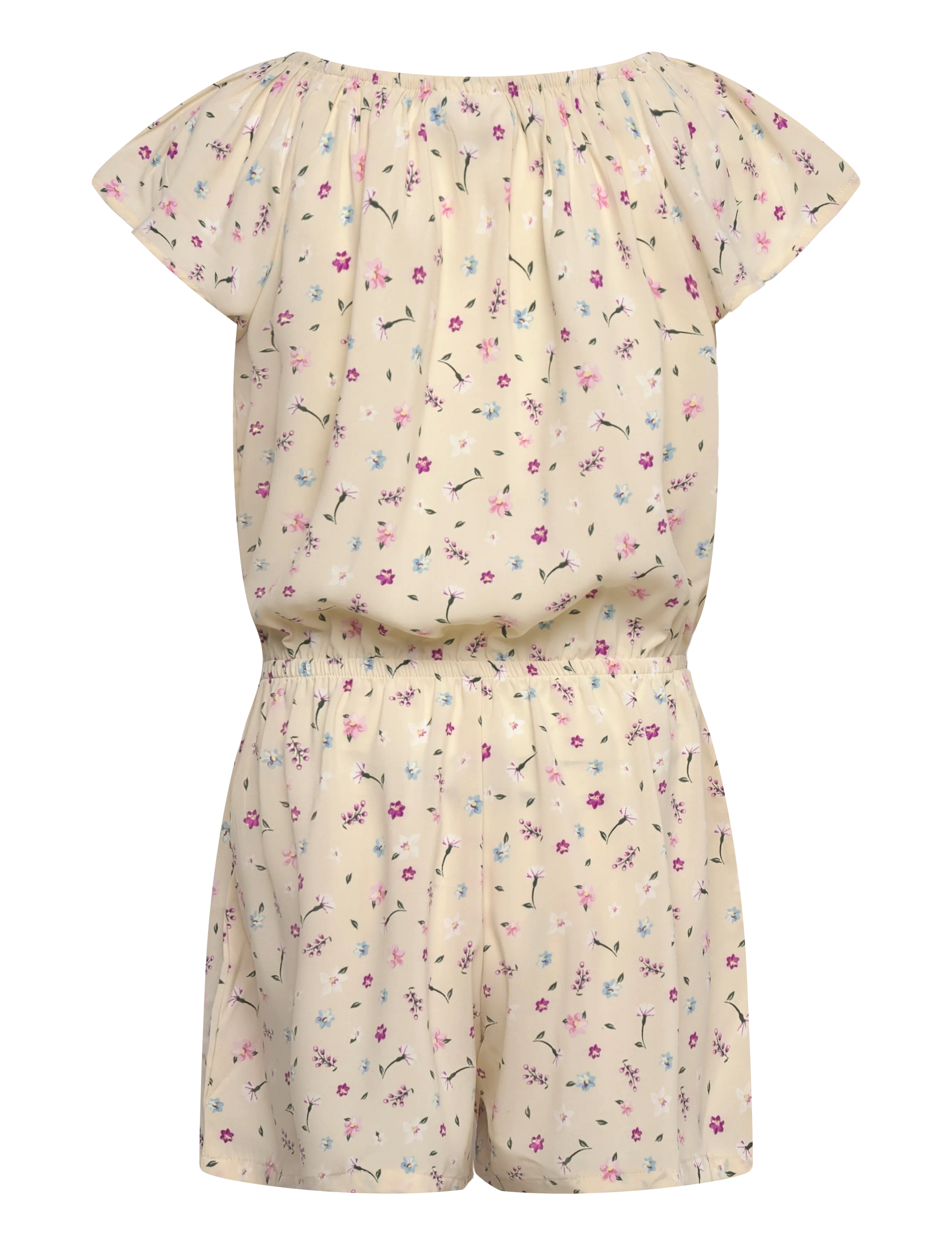 name it - NKFVINAYA SS PLAYSUIT FFFFF NOOS - jumpsuits - almond milk - 1