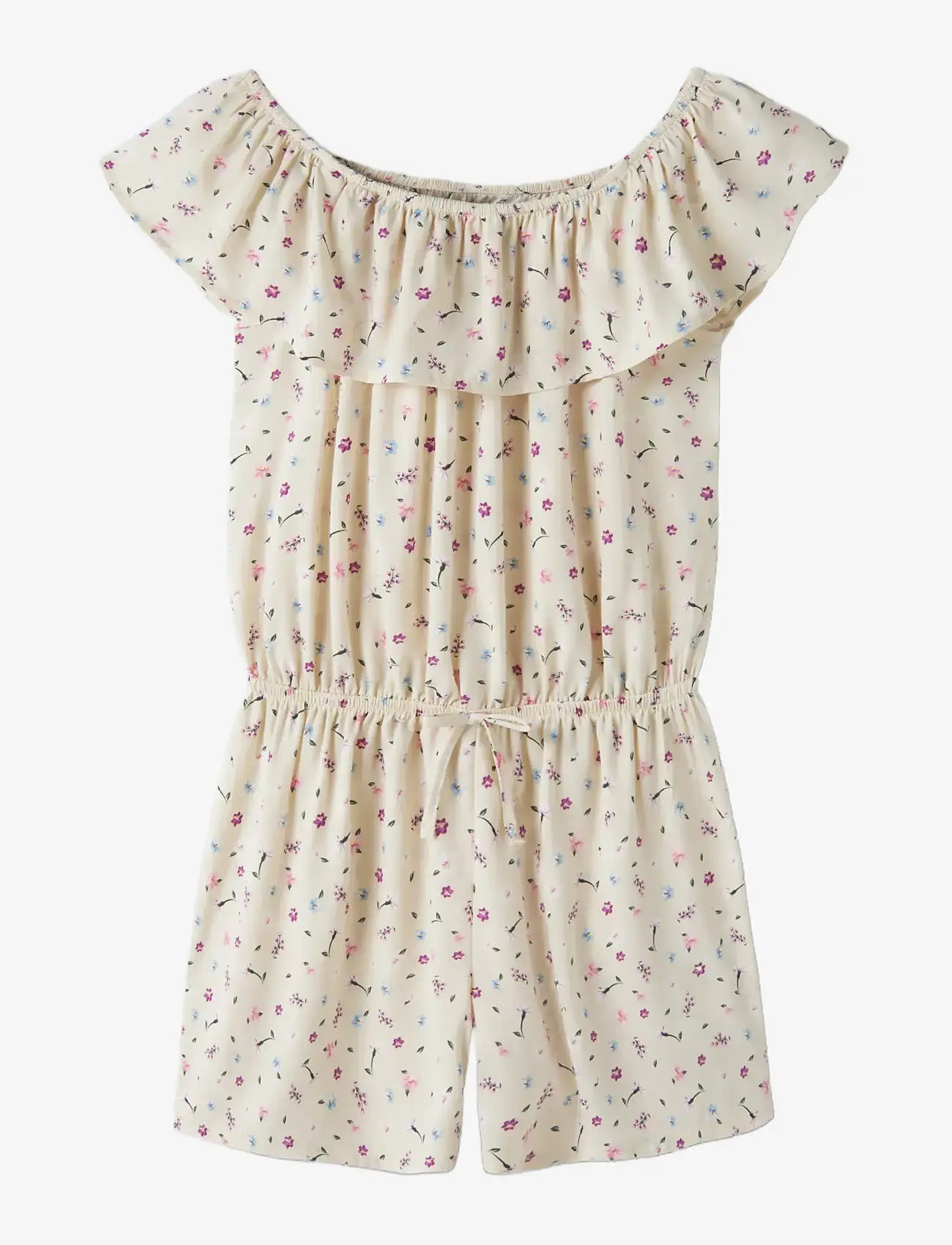 name it - NKFVINAYA SS PLAYSUIT FFFFF NOOS - buksedragter - almond milk - 2