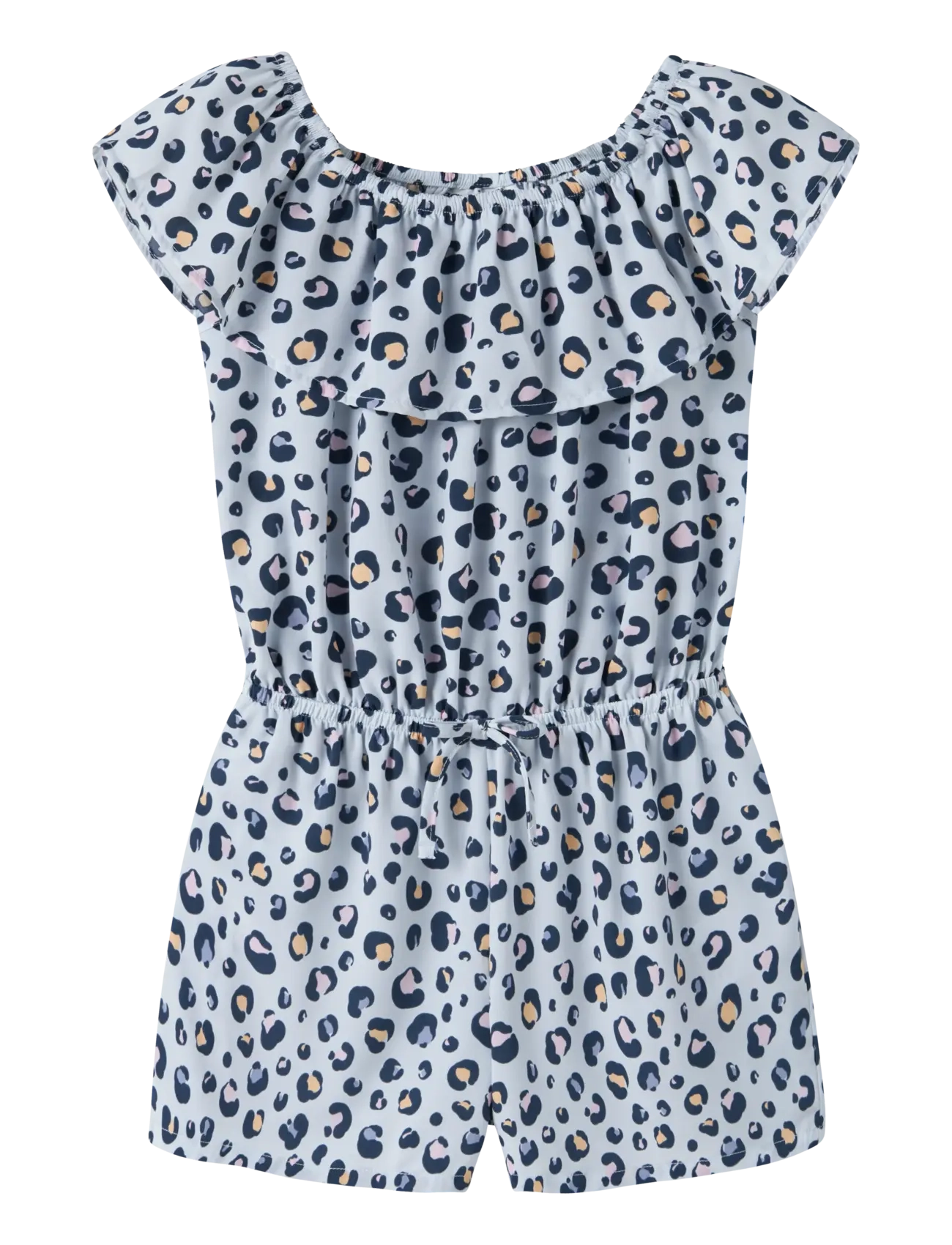 name it Nkfvinaya Ss Playsuit Fffff Noos, Børn, Flæse Playsuit, Multi/mønstret, Str: 116