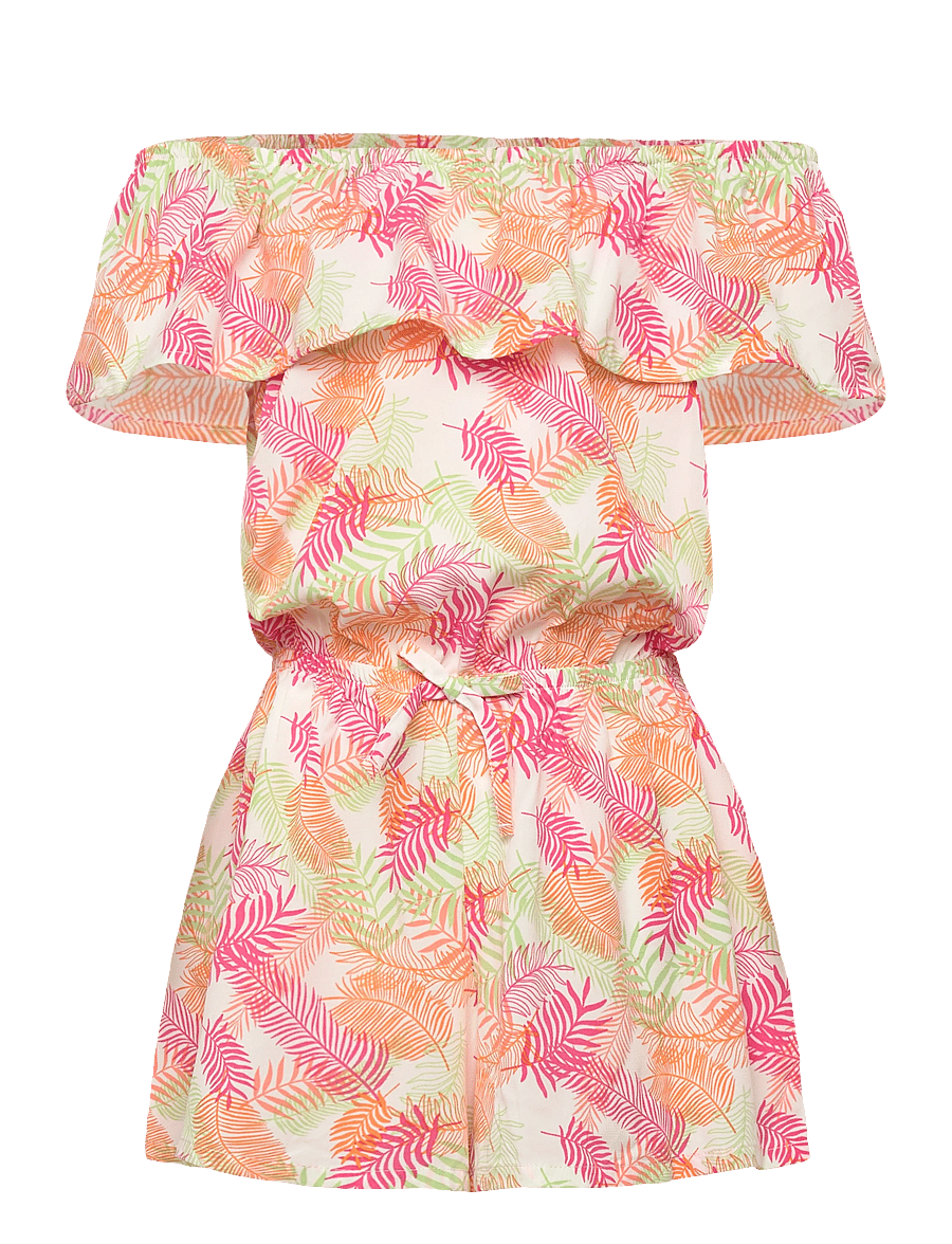 name it - NKFVINAYA SS PLAYSUIT FFFFF NOOS - jumpsuits - arcadian green - 0