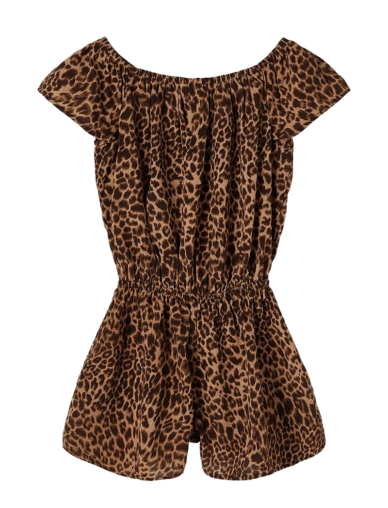 name it - NKFVINAYA SS PLAYSUIT FFFFF NOOS - buksedragter - black - 1