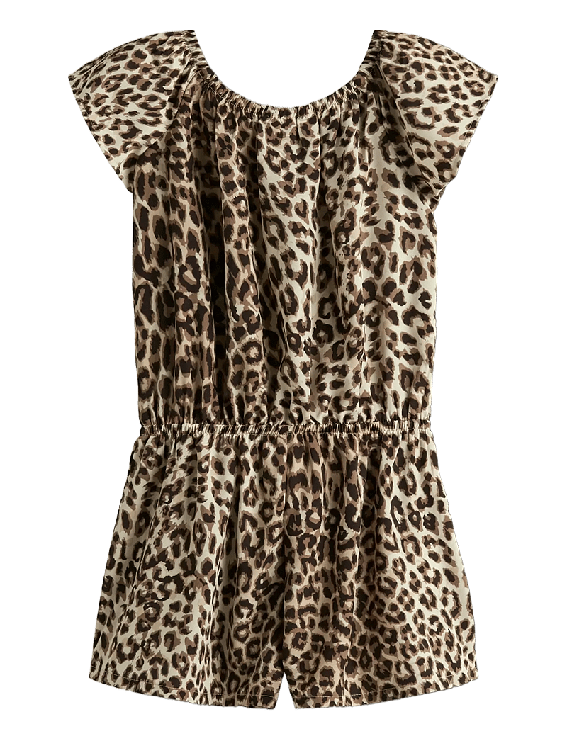 name it - NKFVINAYA SS PLAYSUIT FFFFF NOOS - buksedragter - black - 2