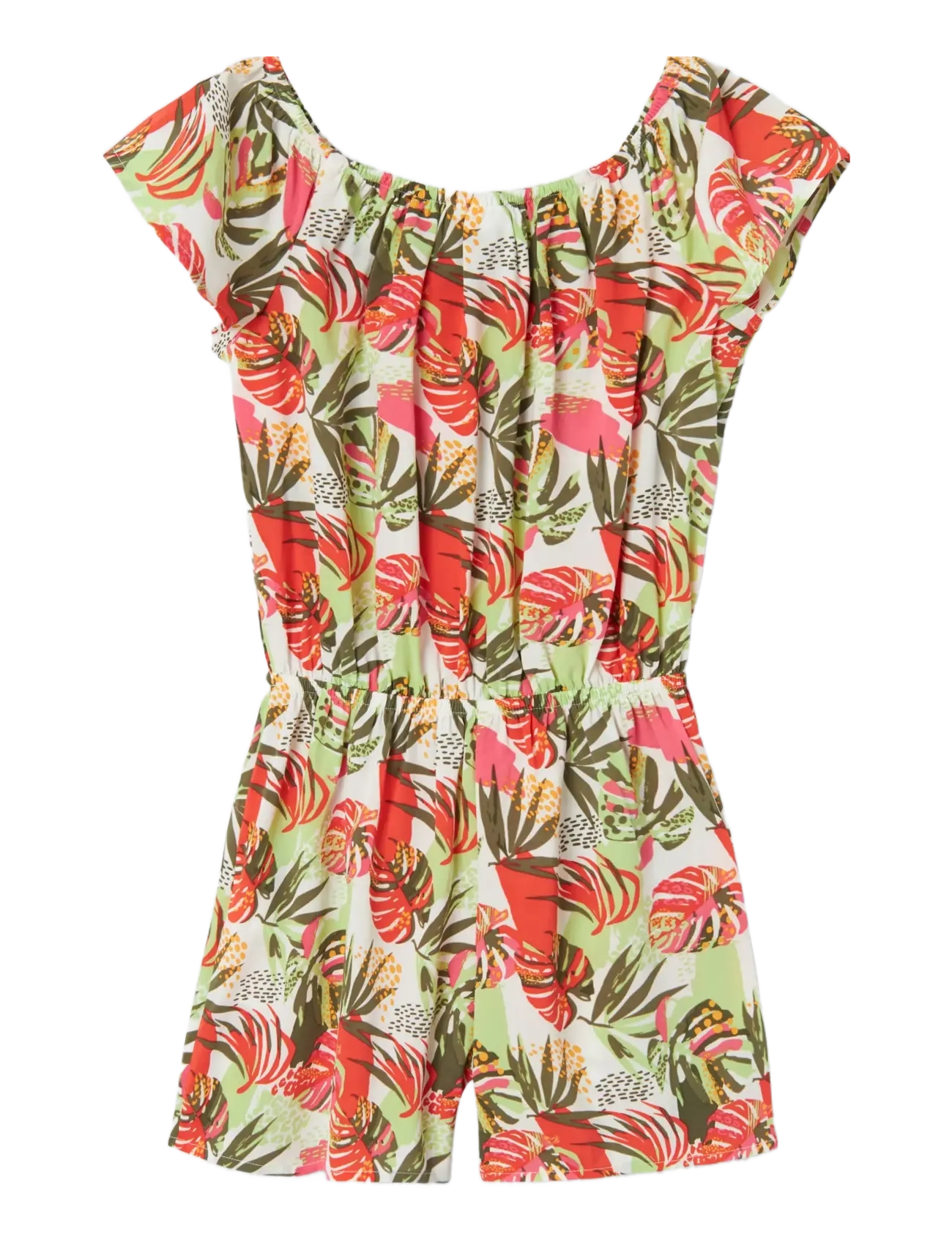 name it - NKFVINAYA SS PLAYSUIT FFFFF NOOS - kesälöytöjä - bright white - 1