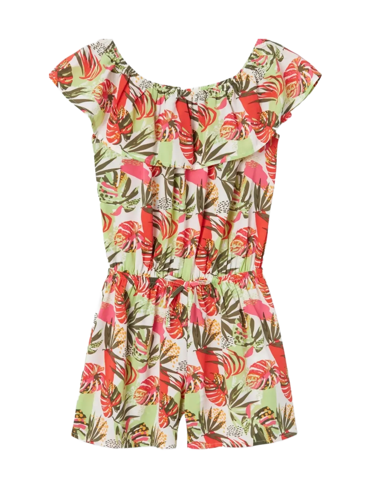 name it - NKFVINAYA SS PLAYSUIT FFFFF NOOS - gode sommertilbud - bright white - 2