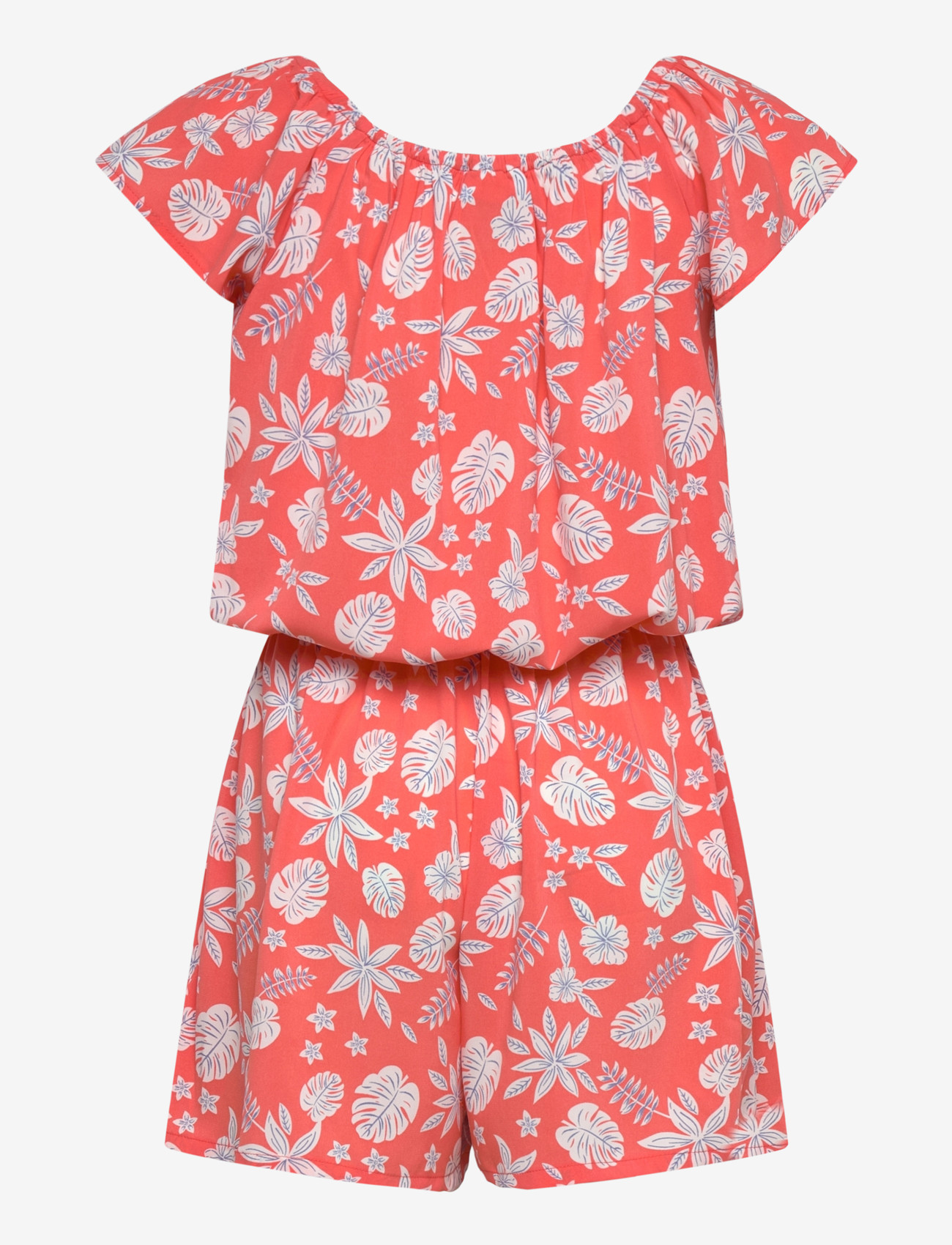 name it - NKFVINAYA SS PLAYSUIT FFFFF NOOS - pükskostüümid - fusion coral - 1