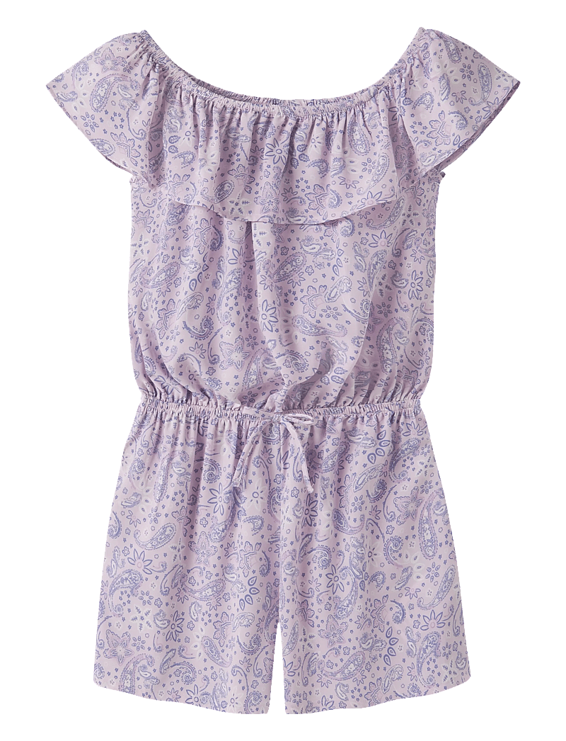 name it - NKFVINAYA SS PLAYSUIT FFFFF NOOS - kombinezonai - lavender fog - 0