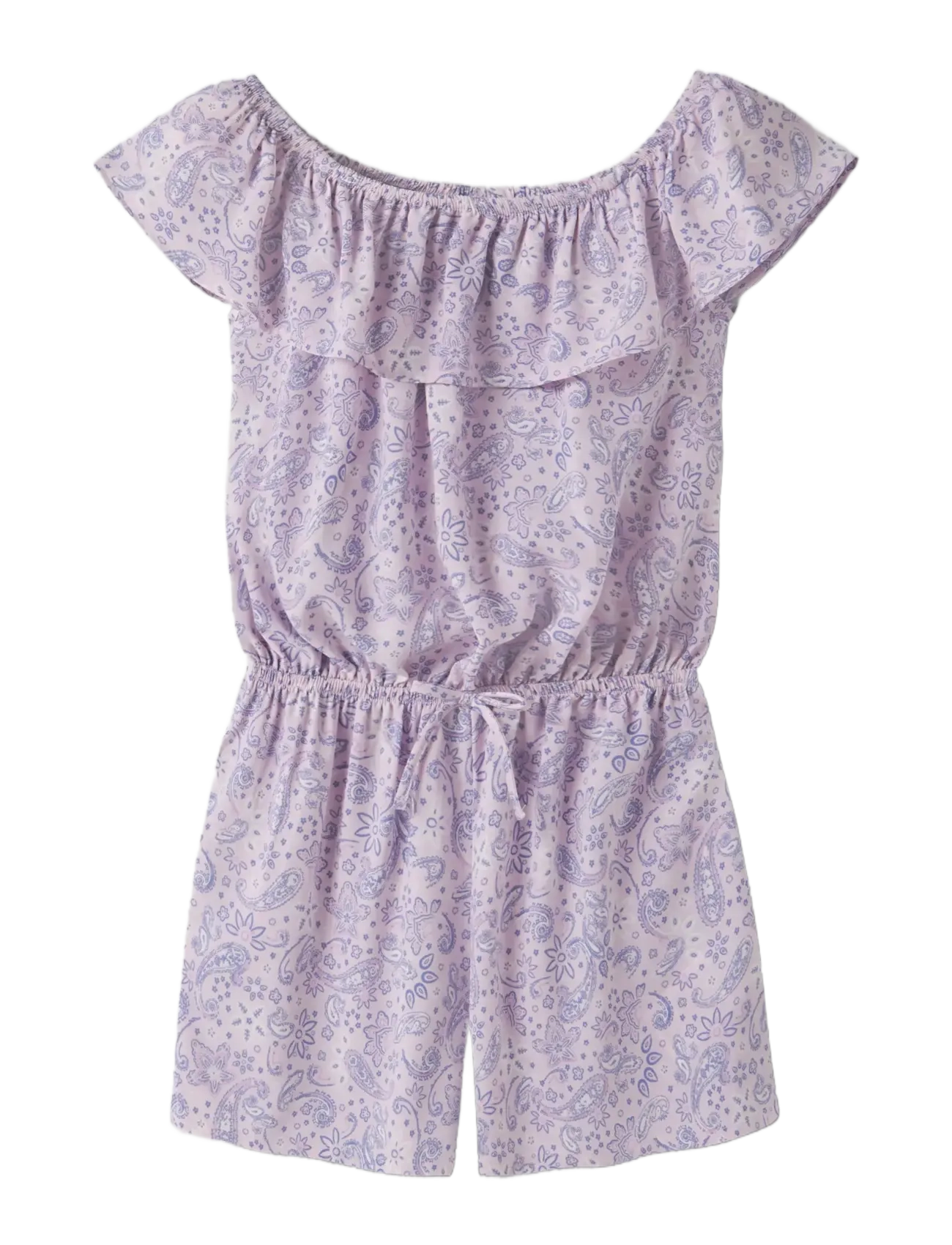 name it - NKFVINAYA SS PLAYSUIT FFFFF NOOS - byxdress - lavender fog - 2