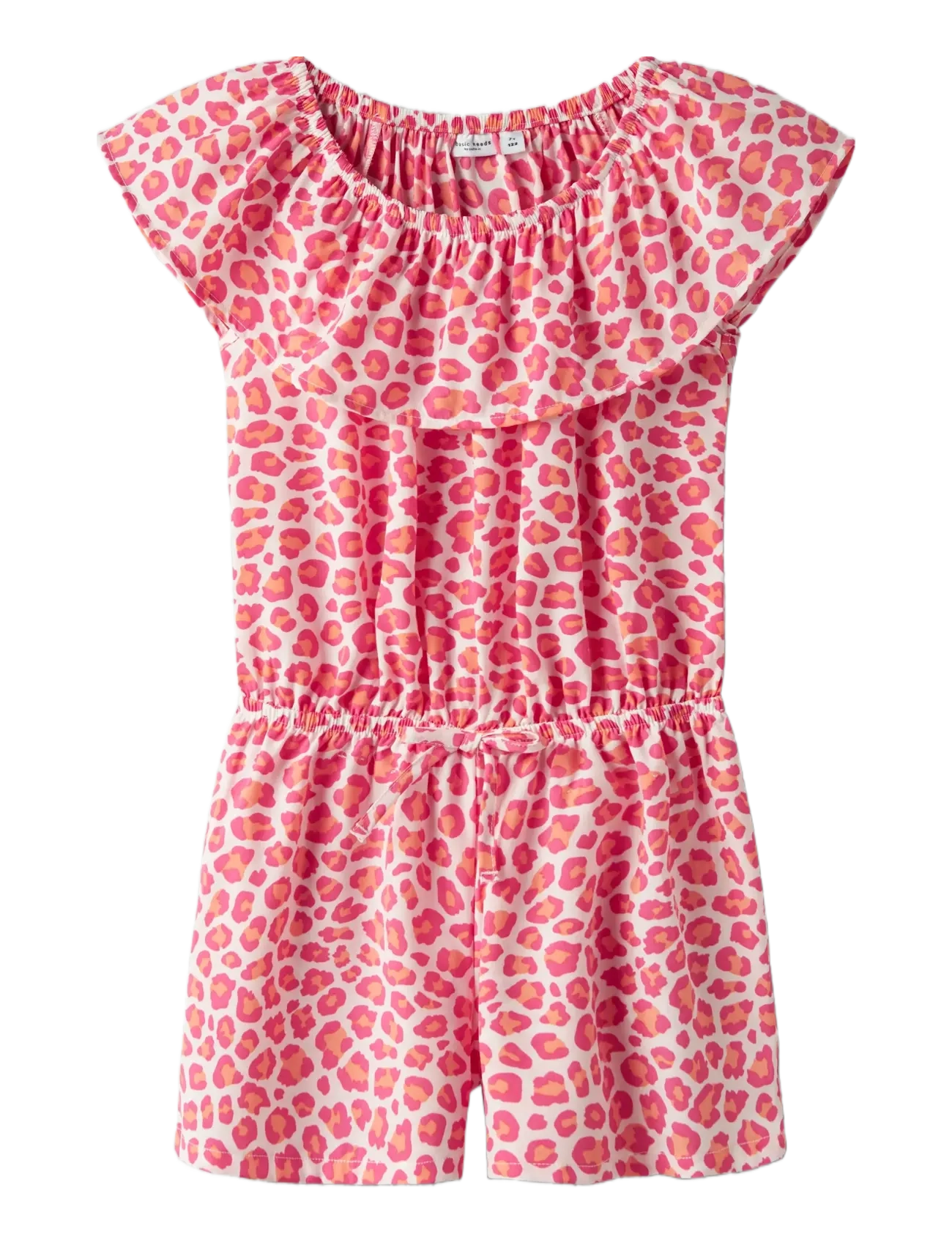 name it NKFVINAYA SS PLAYSUIT FFFFF NOOS - Buksedragter - PAPAYA PUNCH / red