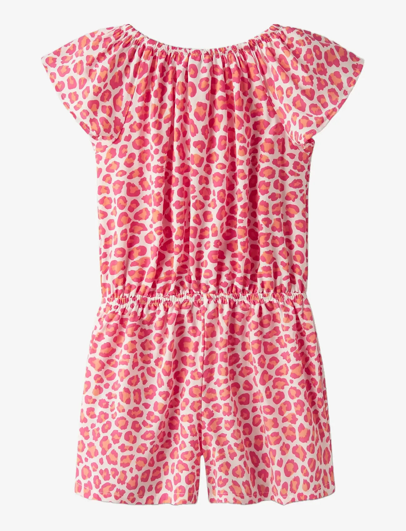 name it - NKFVINAYA SS PLAYSUIT FFFFF NOOS - buksedragter - papaya punch - 1