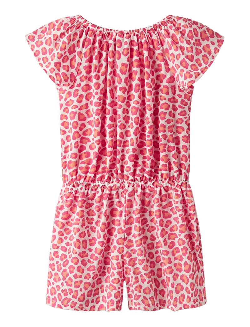 name it - NKFVINAYA SS PLAYSUIT FFFFF NOOS - buksedragter - papaya punch - 1