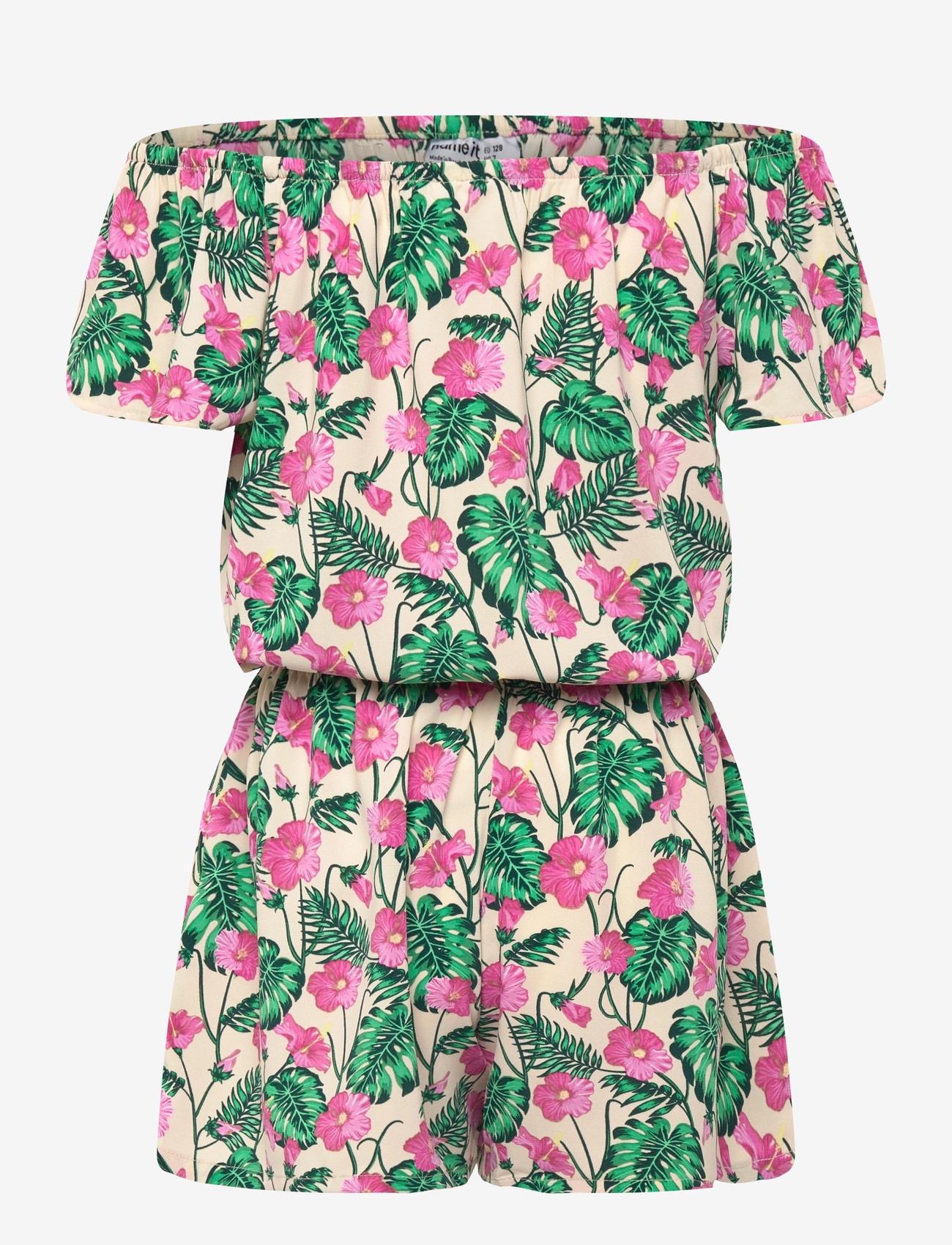 name it - NKFVINAYA SS PLAYSUIT FFFFF NOOS - buksedragter - summer sand - 1