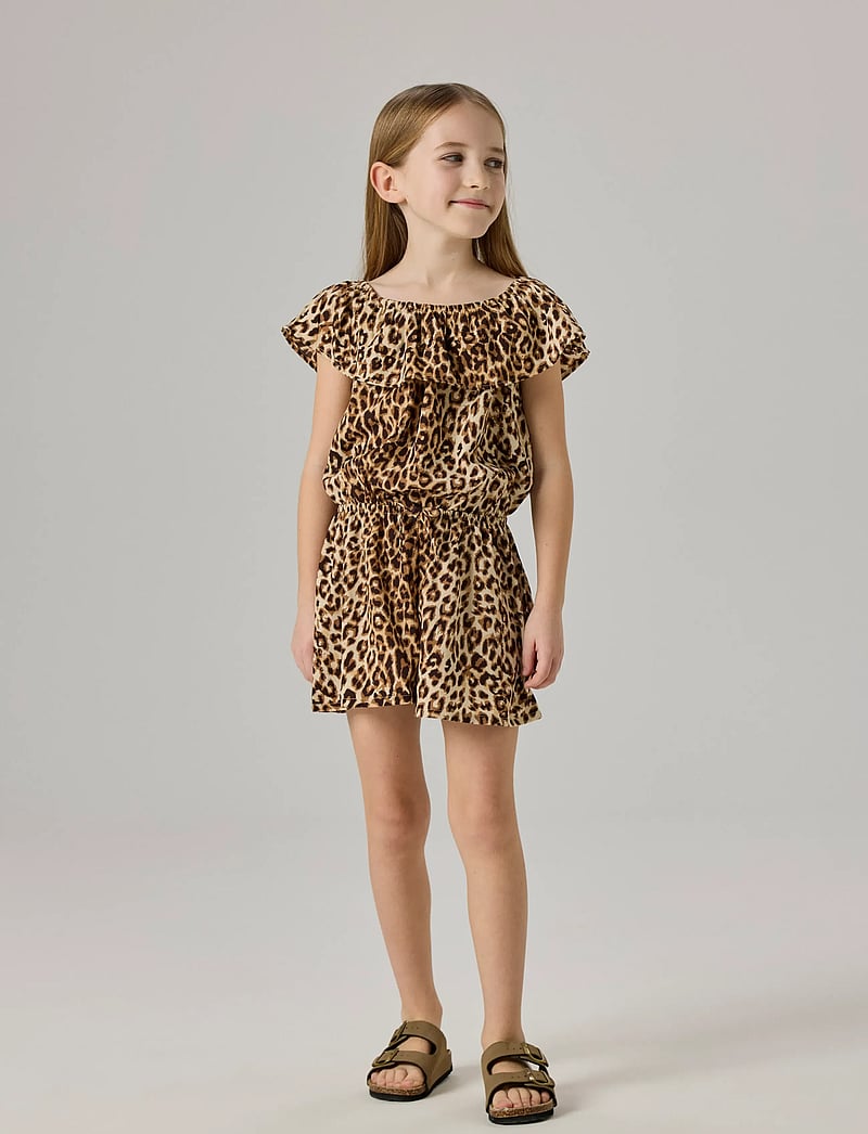 name it - NKFVINAYA SS PLAYSUIT FFFFF NOOS - jumpsuits - turtledove - 2