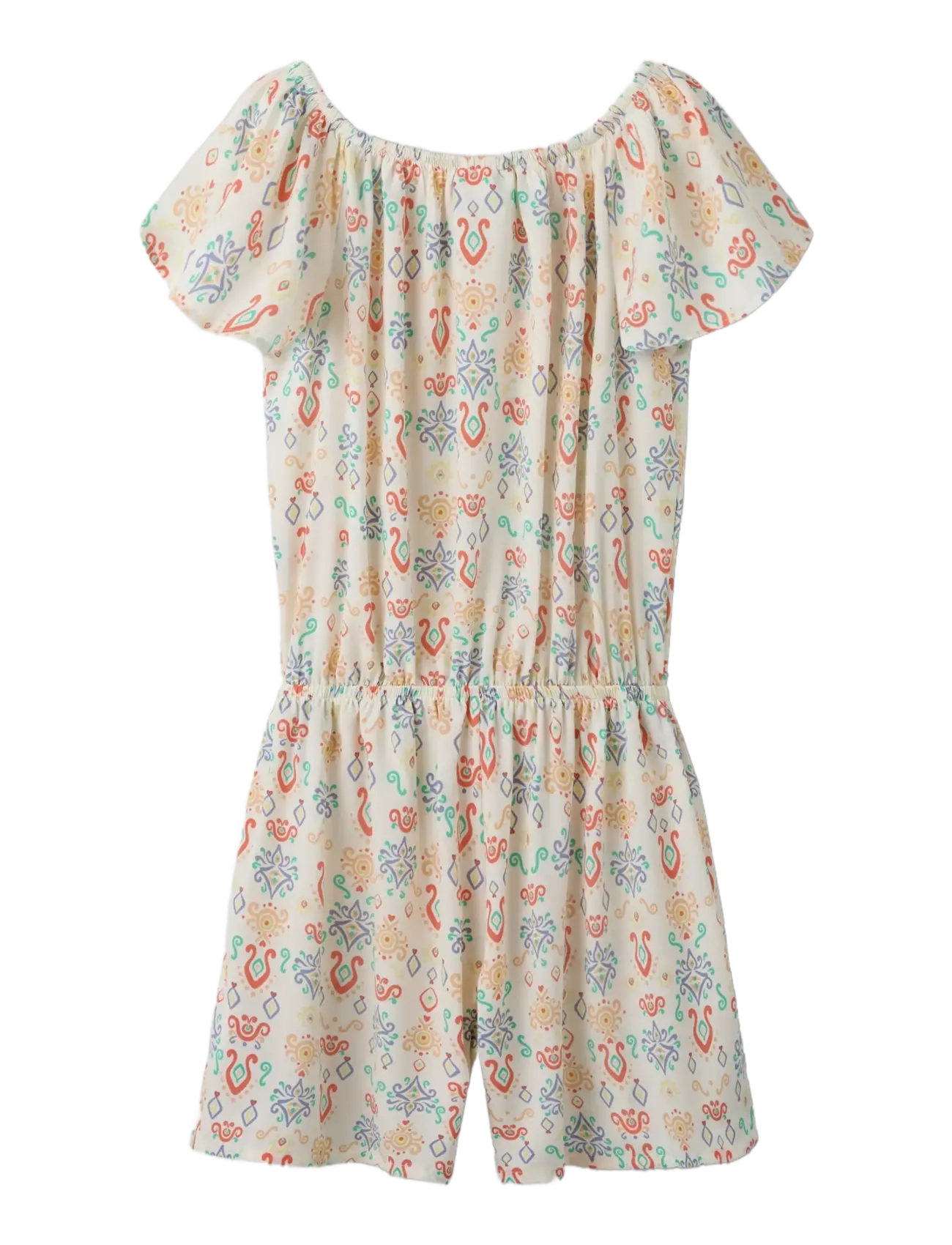 name it - NKFVINAYA SS PLAYSUIT FFFFF NOOS - jumpsuits - white alyssum - 1