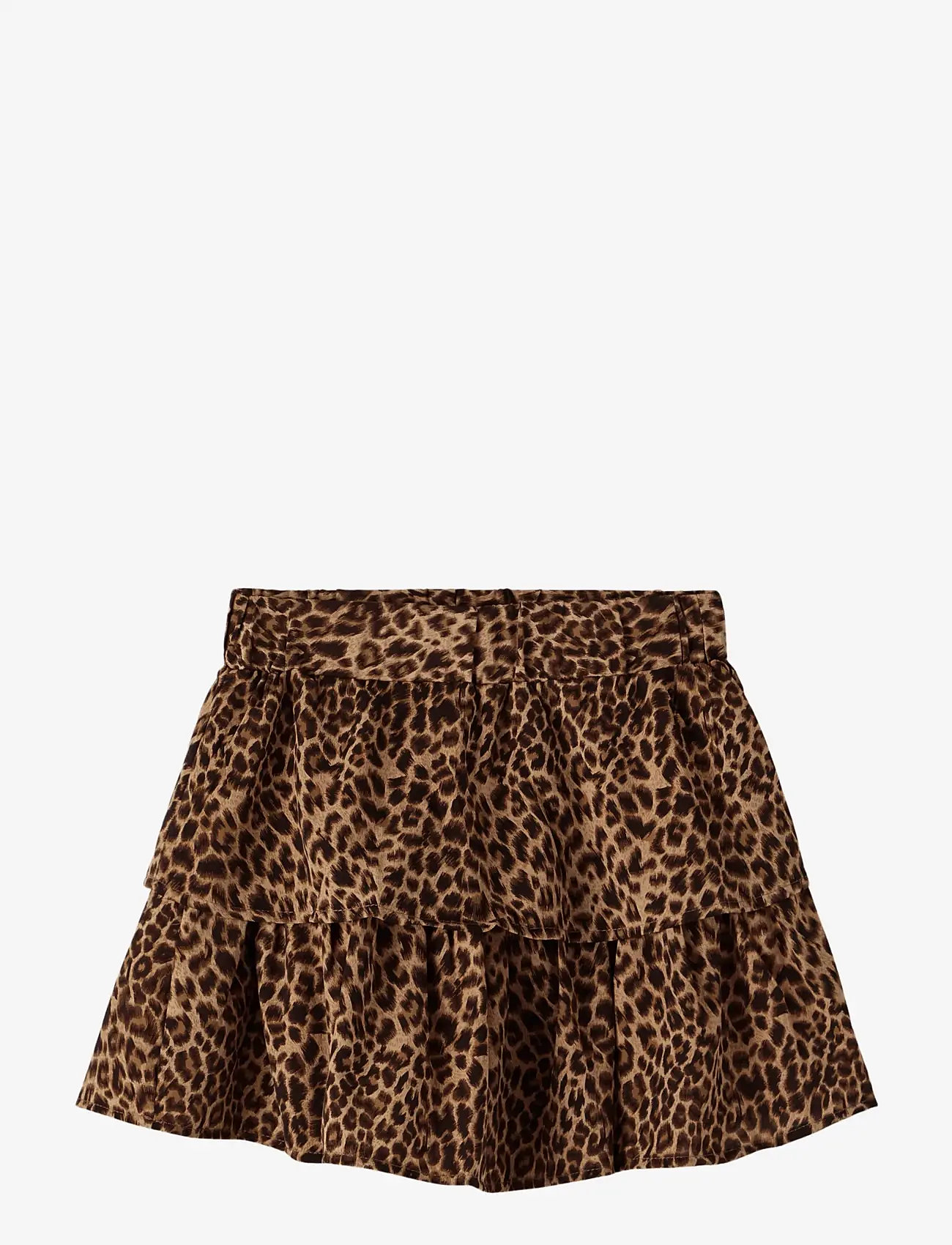 name it - NKFVINAYA SKIRT FFF NOOS - kurze röcke - black - 0