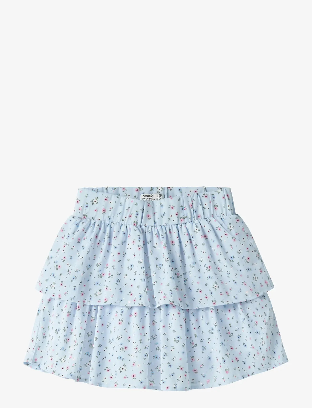 name it - NKFVINAYA SKIRT FFF NOOS - kurze röcke - ice water - 0