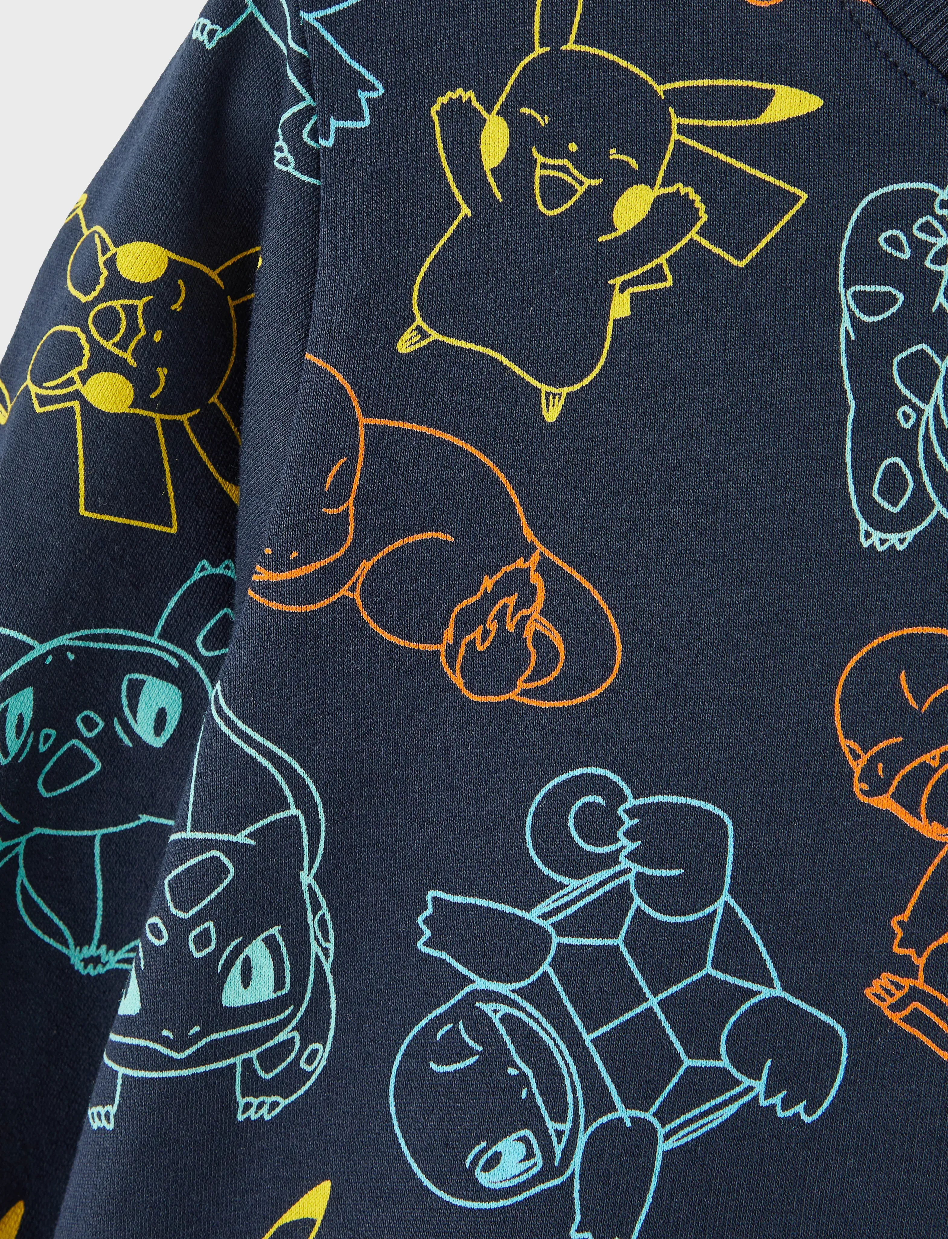 name it - NKMSVENDE POKEMON SWEAT BRU BOX SKY - dark sapphire - 2