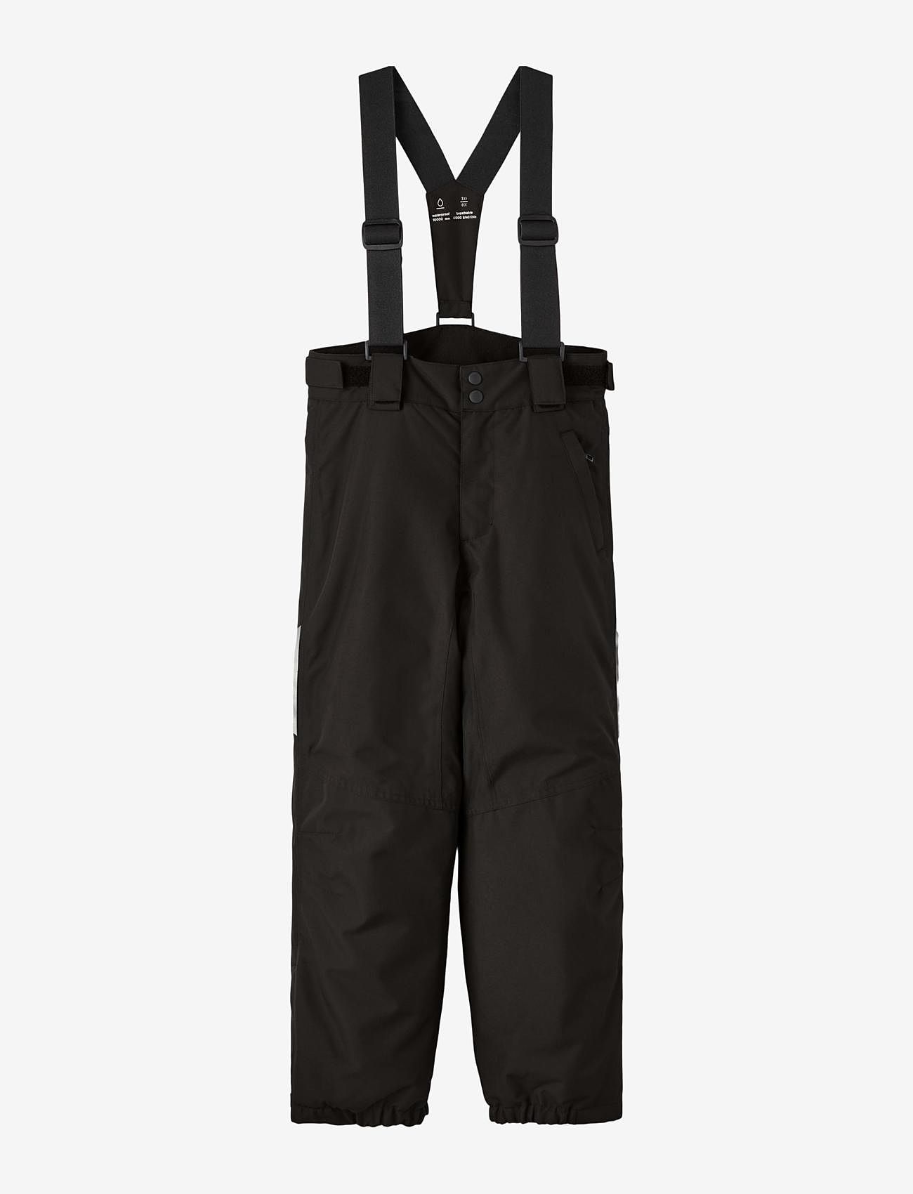name it - NKNSNOW10 PANT SOLID 1FO NOOS - winter trousers - black - 0
