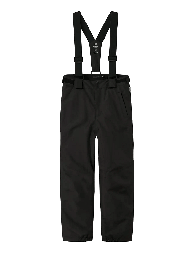 name it - NKNSNOW10 PANT SOLID 1FO NOOS - vinterbukser - black - 1