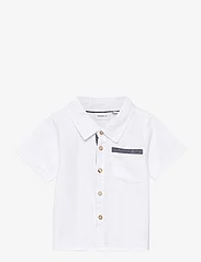 name it - NBMHOMALLE SS SHIRT - kortærmede t-shirts - bright white - 0