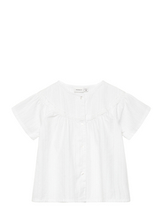 name it - NMFHILLA SS SHIRT - sommerkupp - bright white - 2