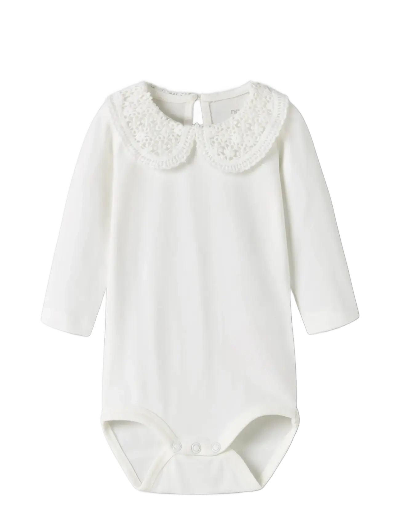 name it - NBFTYLLA LS BODY NOOS - långärmade - white alyssum - 3