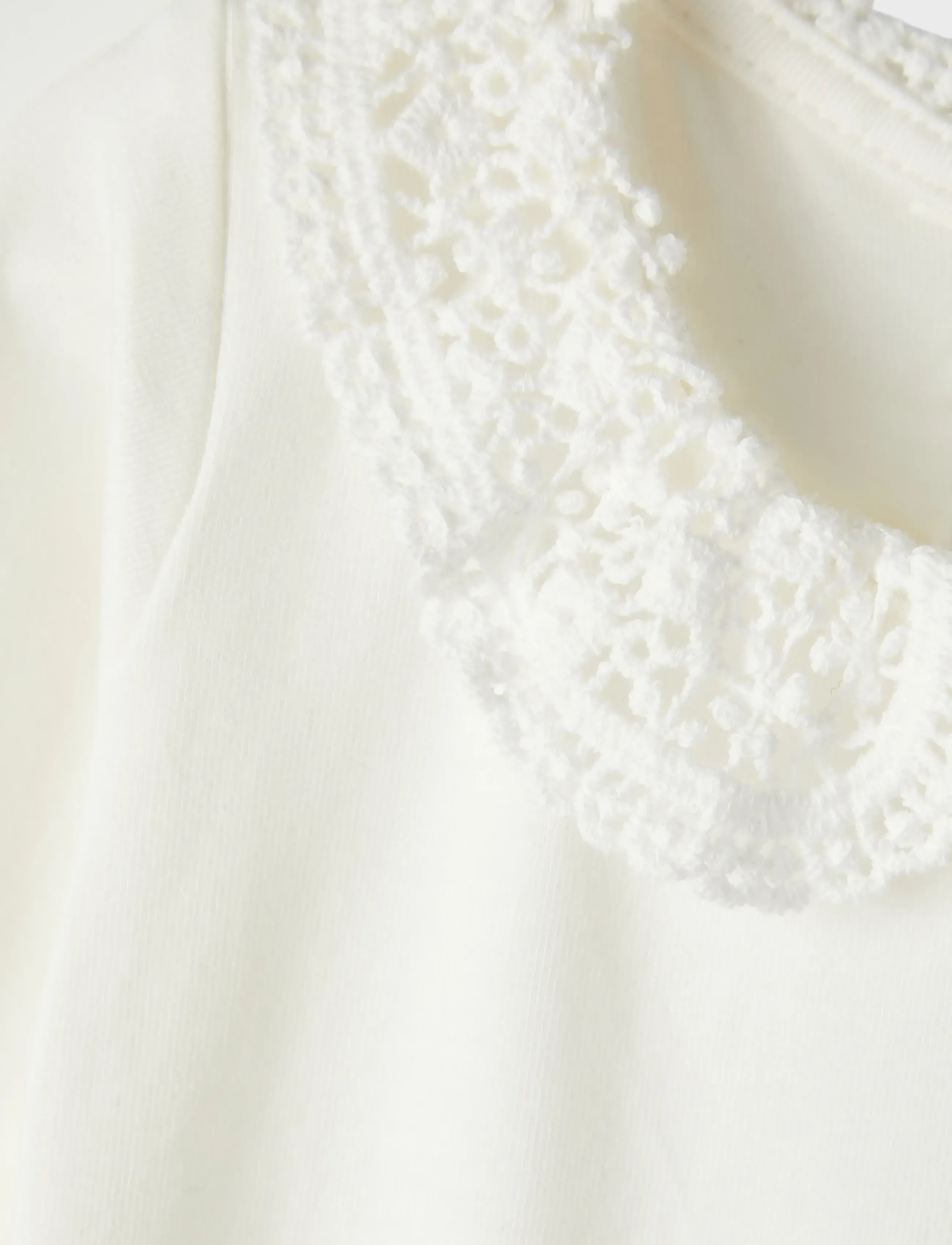 name it - NBFTYLLA LS BODY NOOS - ar garām piedurknēm - white alyssum - 4