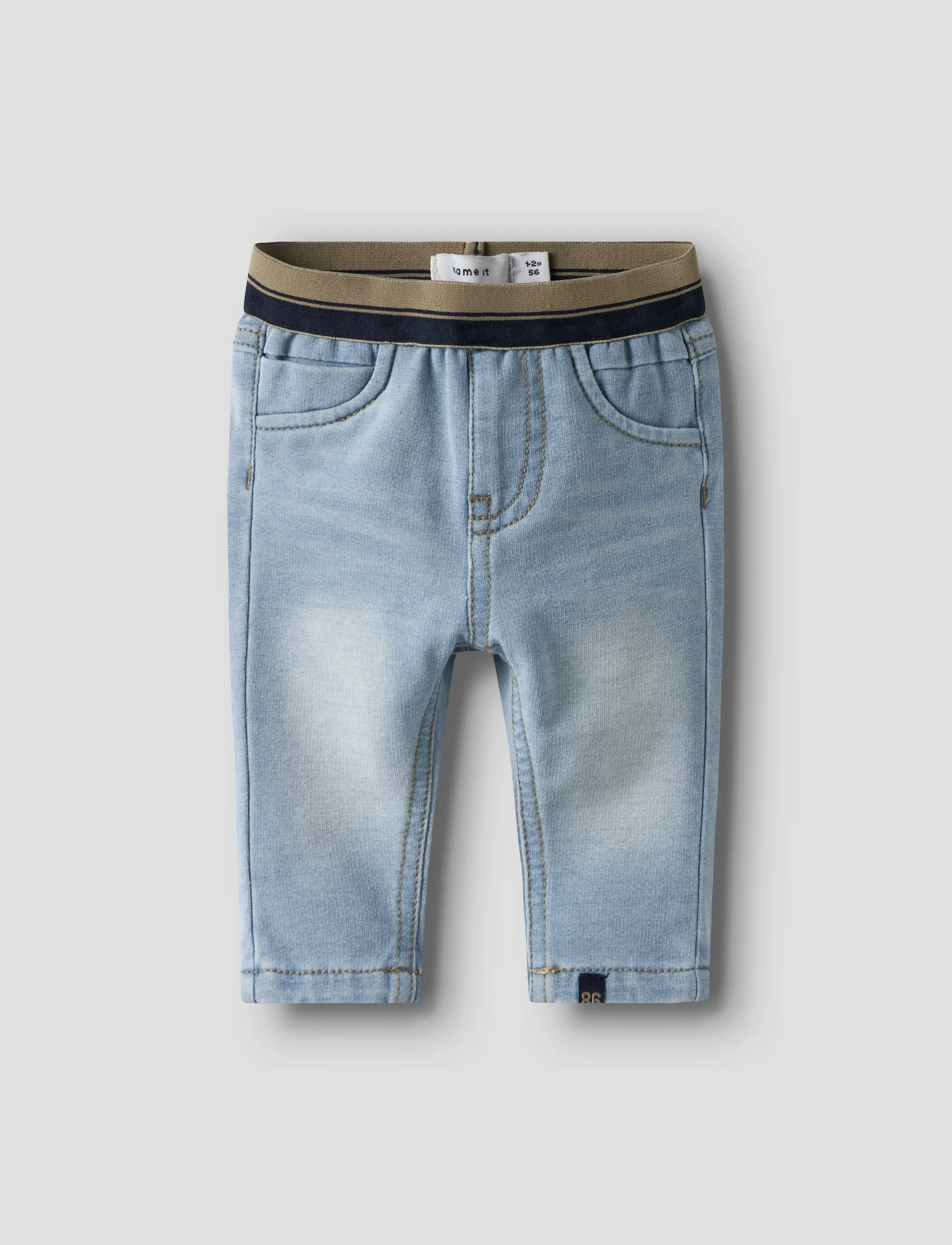name it NBMSILAS SLIM SWE JEANS 7025-TR NOOS - Jeans - BLUE DENIM / blue