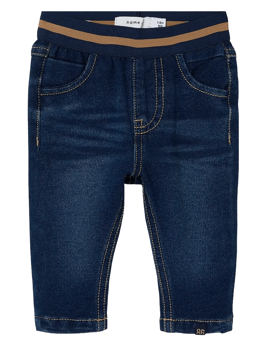 name it - NBMSILAS SLIM SWE JEANS 7025-TR NOOS - skinny jeans - dark blue denim - 0